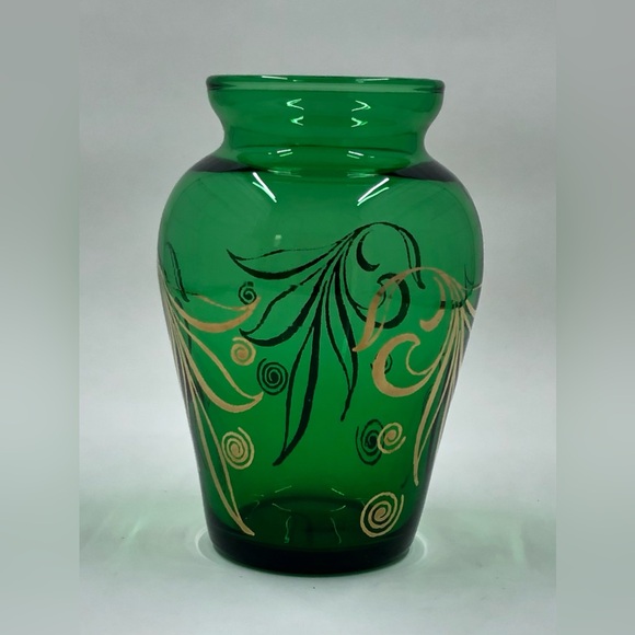 Anchor Hocking Forest Green 3" Bud Vase - Picture 2 of 15